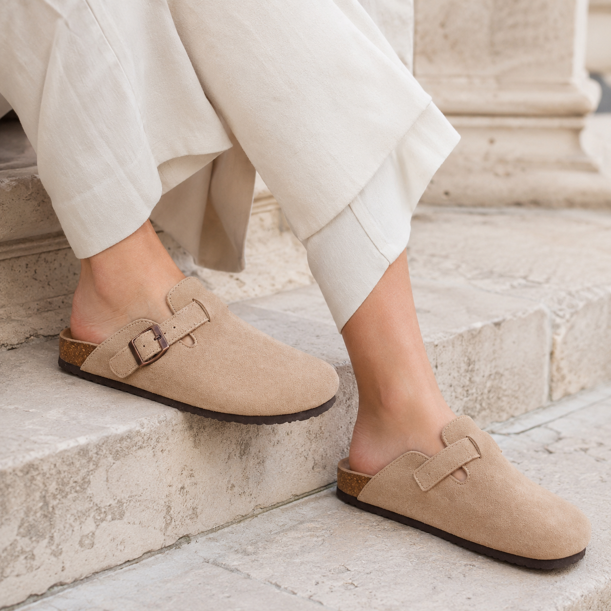 Pantoufles de Sabots Boston Confortables