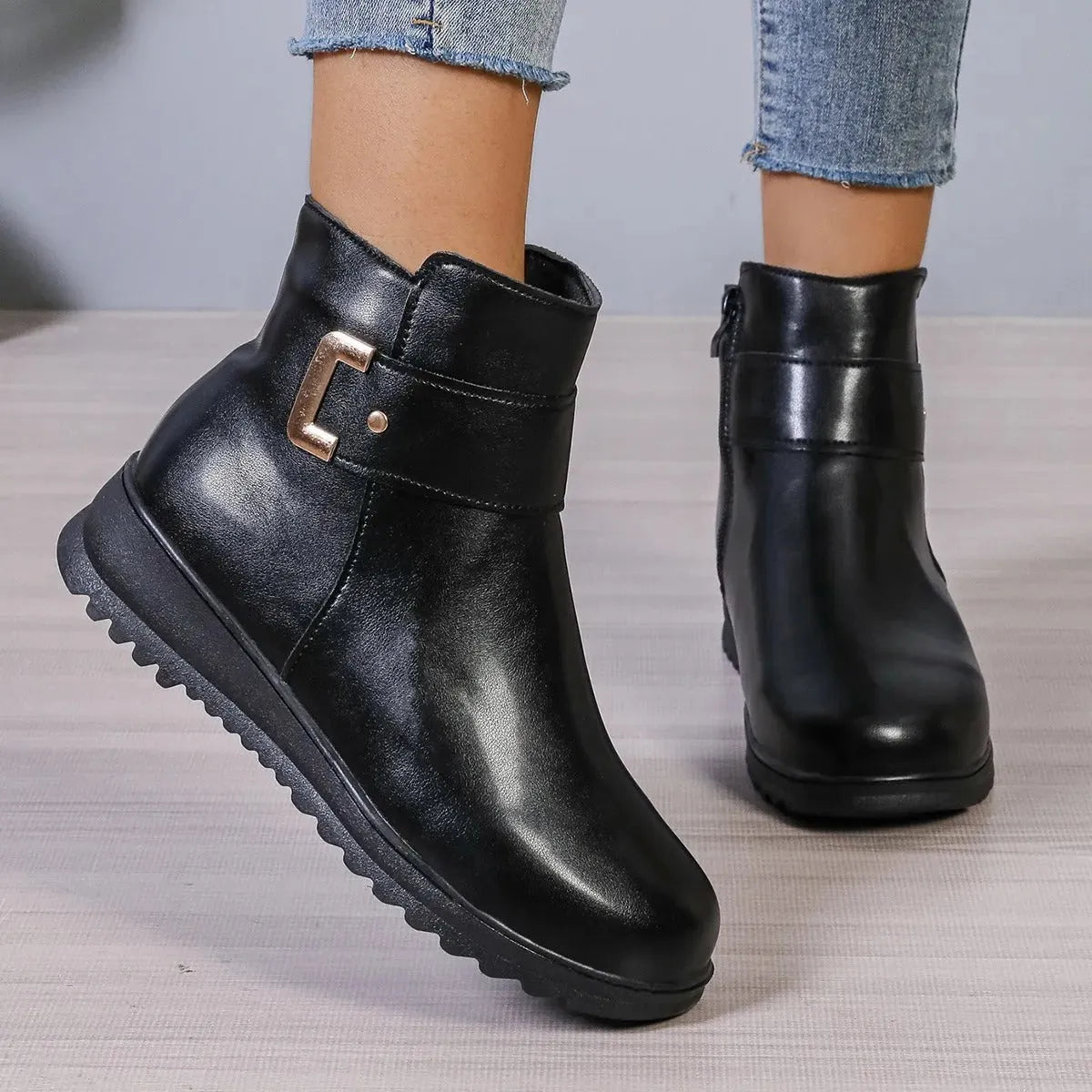 NORDYNA™ - Bottine hiver femme : découvrez style, chaleur et confort unique