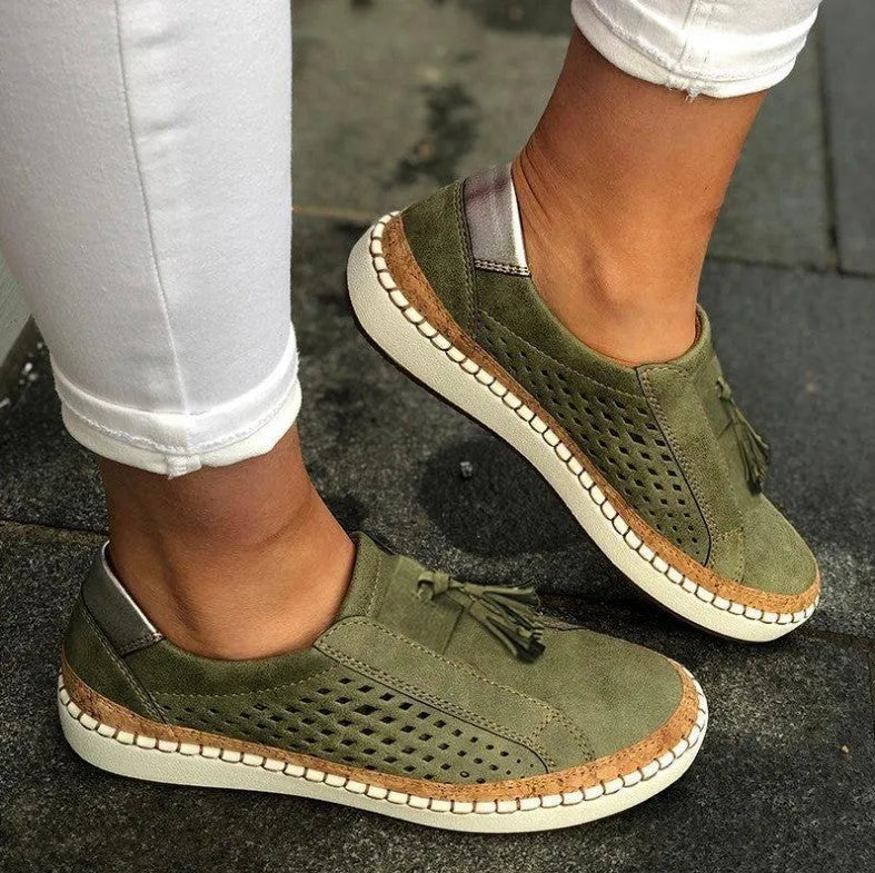Mocassin Été Femme Ultra Confort Orthopédique Respirant