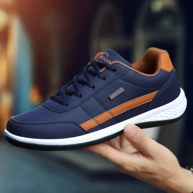 Basket Orthopédique Homme Bleu – Semelle Confort