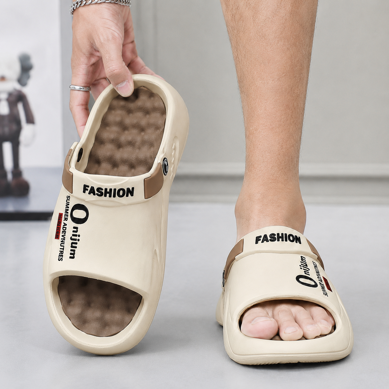 Claquette orthopédique homme confortable – Soutien & légèreté