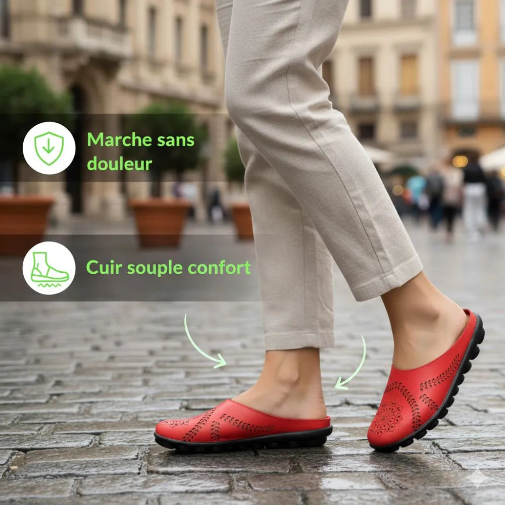 CALISSA™ - Chaussures femme très souple pieds sensibles – Confort et style garanties