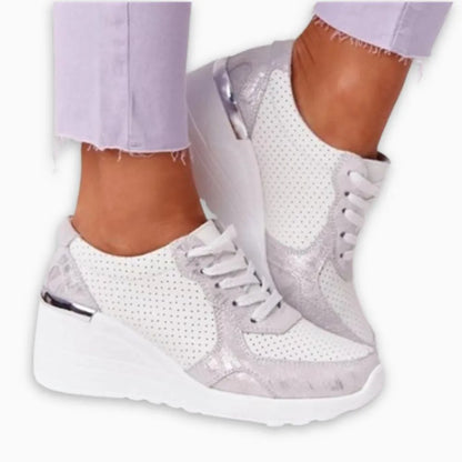 ELYORA™ - Basket femme compensée – Élégance & Confort à Chaque Pas