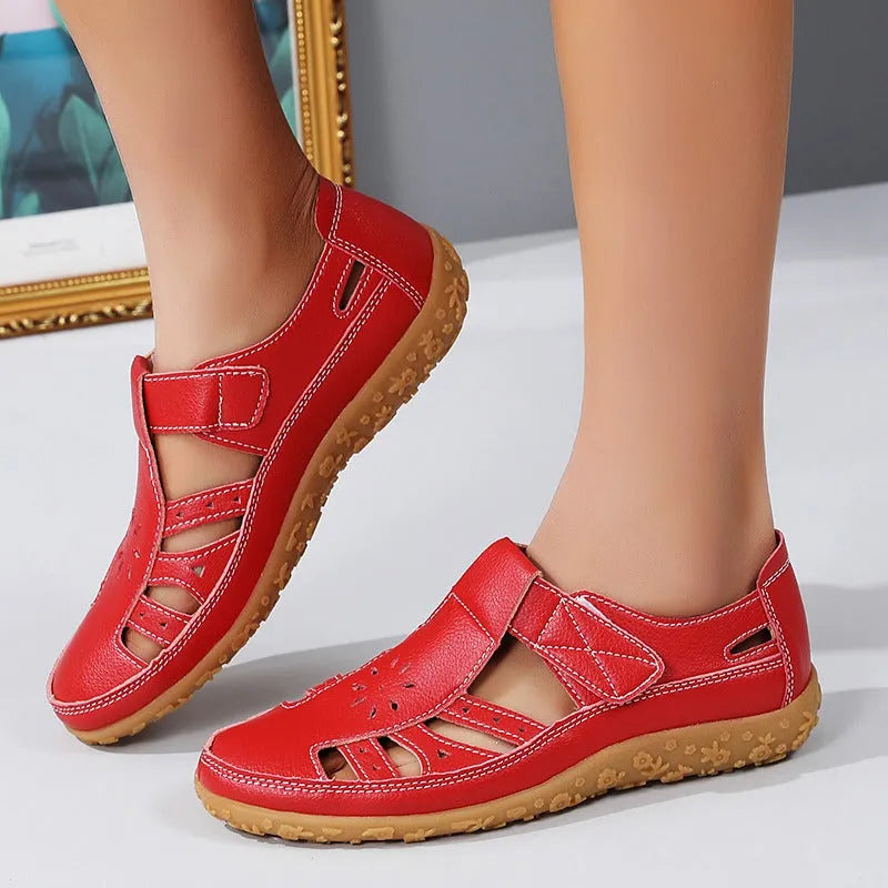 AIRFLEXA™ - Sandales femme à scratch : Confort et style faciles à adopter