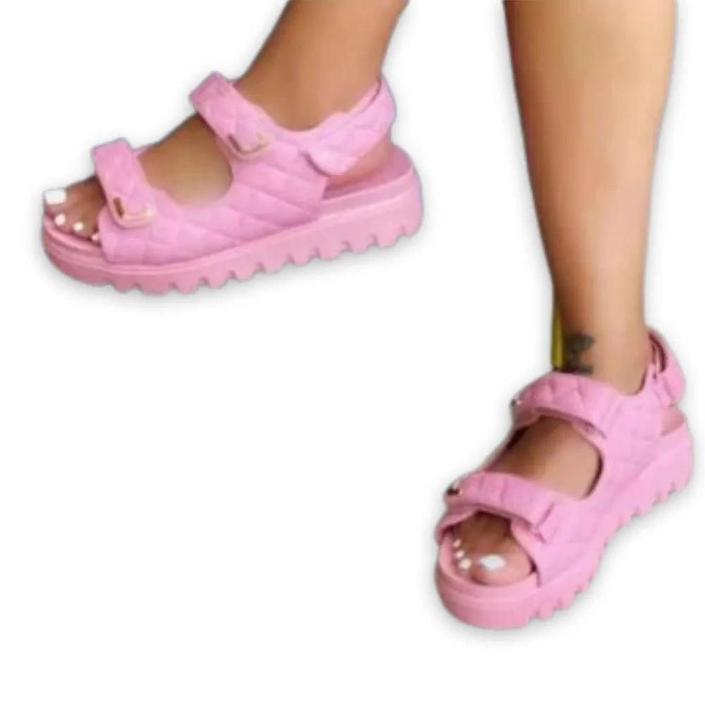 VELINORA™ - Sandales femme velcro : Confort optimal et style irrésistible